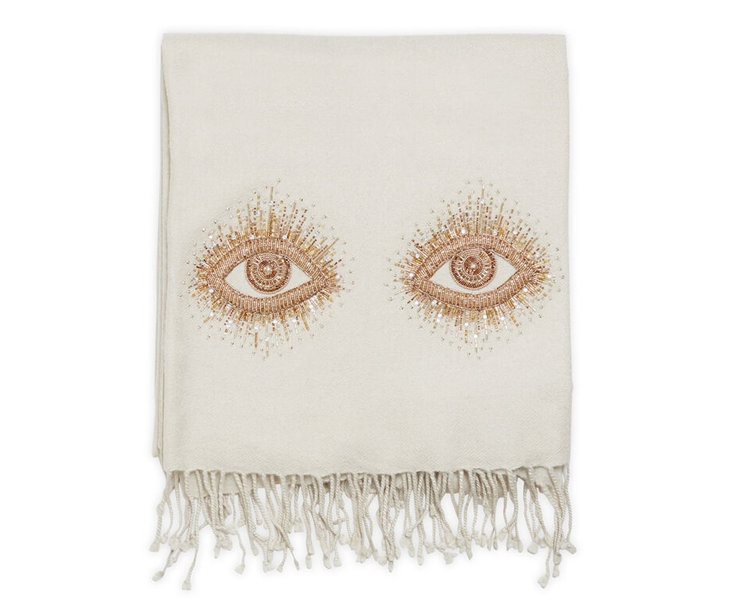 Jonathan Adler Muse Eyes Embellished Throw Sleepo