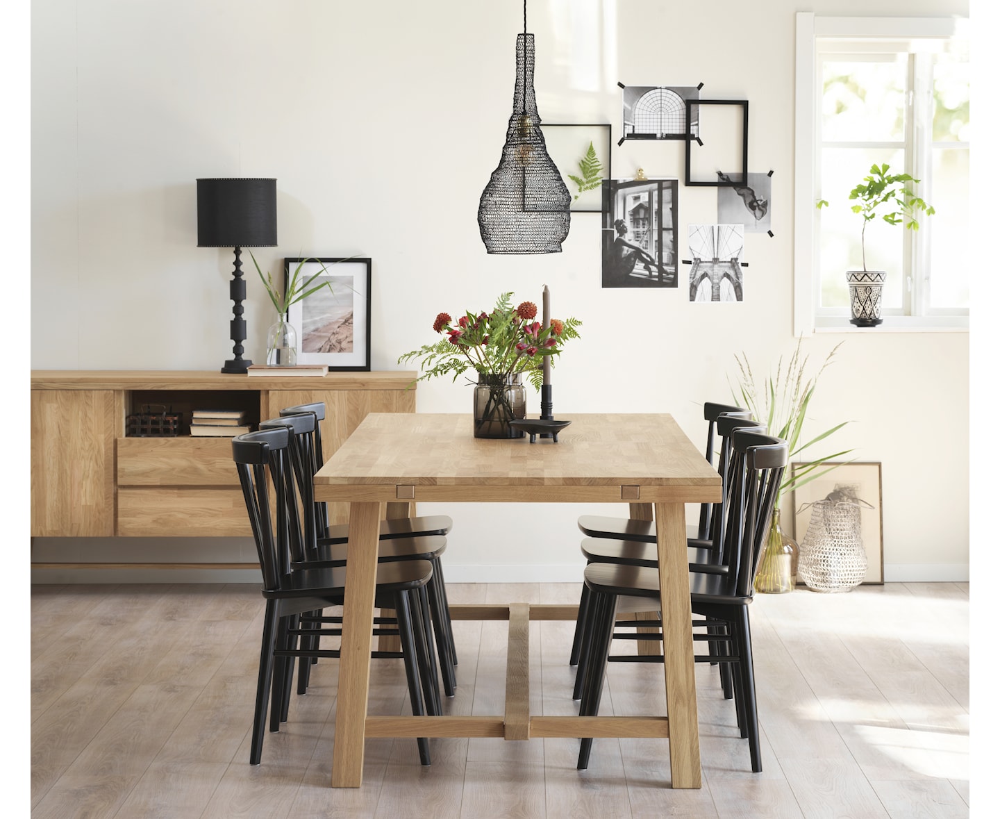 Rowico Brooklyn Matbord Ek 220cm Sleepo